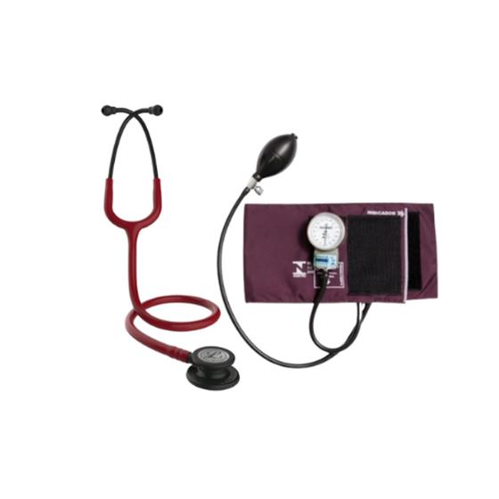 Imagem de Estetoscópio Littmann Classic lll + Esfigmomanômetro Pamed - Cores Variadas