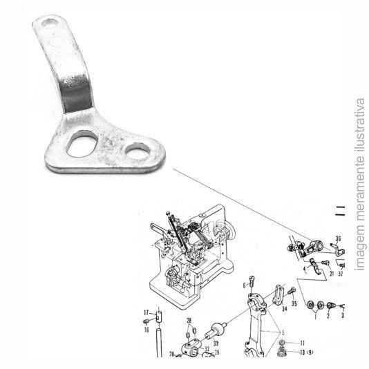 Imagem de Estica fio linha da agulha da overlock chinesinha gn1, gn113 - 42162