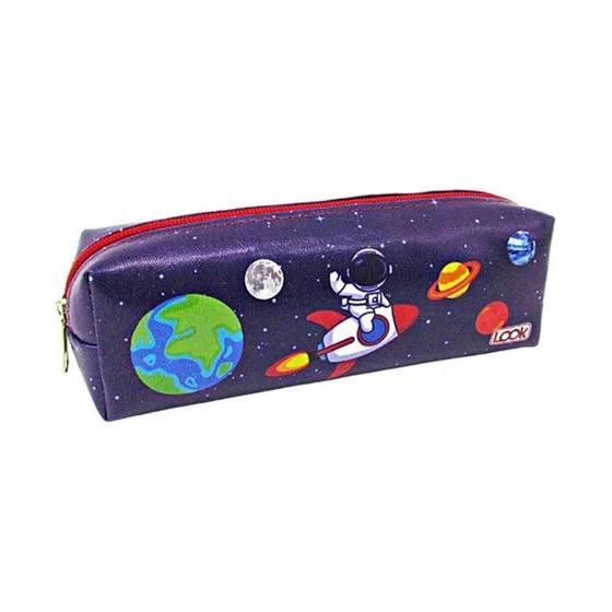 Imagem de Estojo 1 Divisória Retangular Astronauta Look