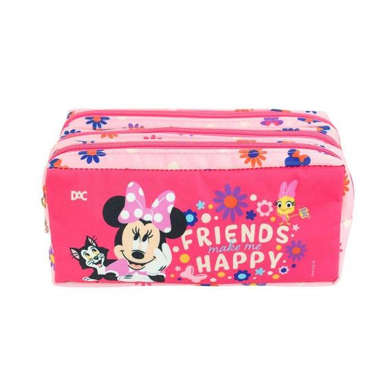 Imagem de Estojo 3 Divisórias G Minnie Mouse Rosa Dac