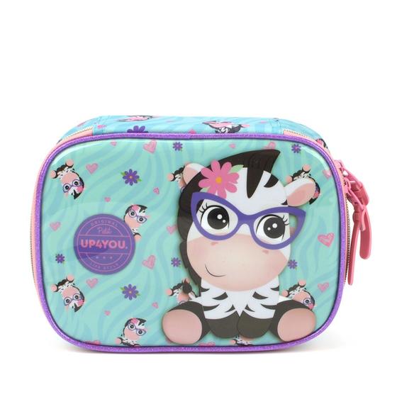 Imagem de Estojo Box 100 lápis UP4YOU Zebra Azul