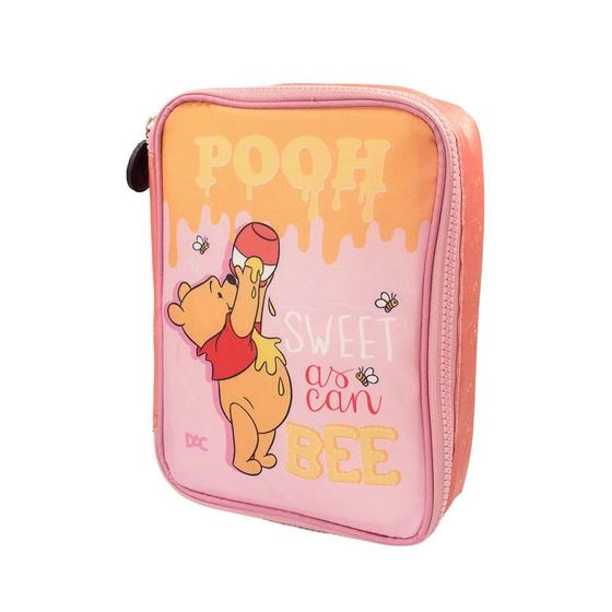 Imagem de Estojo Box Ursinho Pooh Escolar Com Divisória - Dac