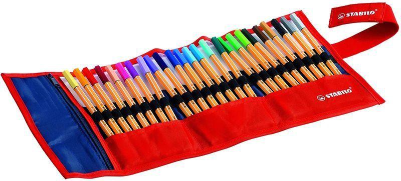 Imagem de Estojo caneta stabilo point 88-rollerset c/25 uni