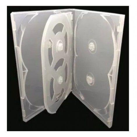 Estojo Capa Dvd sextuplo Transparente 14 Mm - 12 Peças Menor preço em Estojo Capa Dvd sextuplo Transparente 14 Mm - 12 Peças