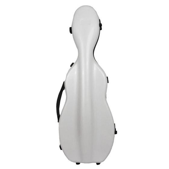 Imagem de Estojo case fibra de vidro violino 4/4 branco carbono