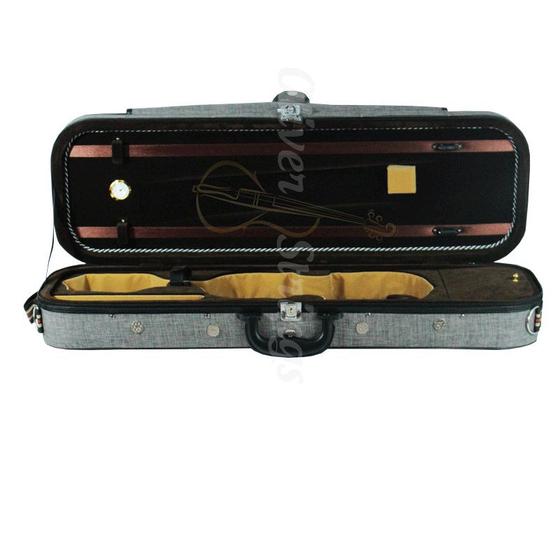 Estojo case térmico retangular mega luxo para violino 4/4 ORQUEZZ