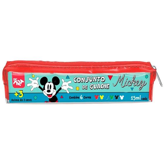 Imagem de Estojo com Tinta Guache Mickey - 6 cores
