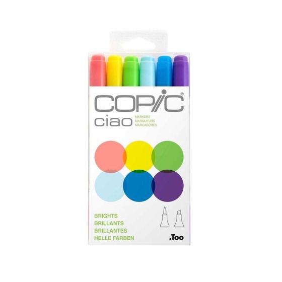 Imagem de Estojo Copic Ciao Brights Com 6 Unidades