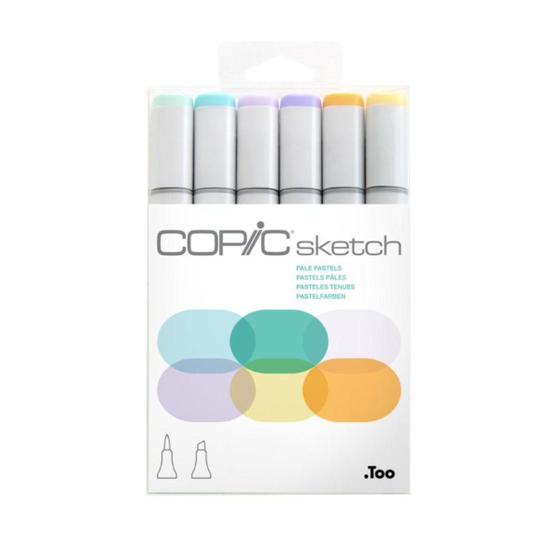 Imagem de Estojo Copic Sketch Pale Pastels Com 6 Unidades