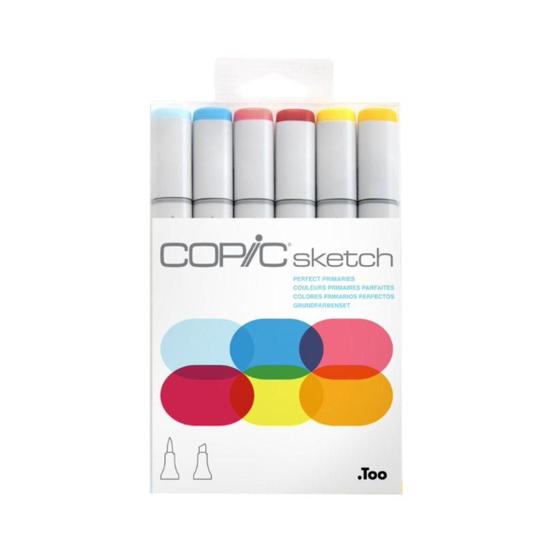 Imagem de Estojo Copic Sketch Perfect Primaries Com 6 Unidades