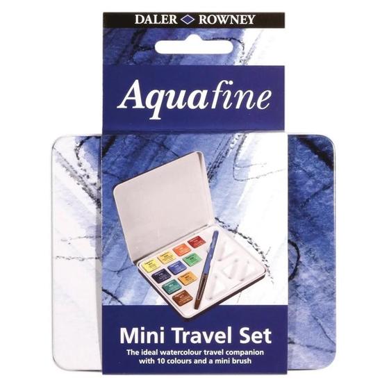 Imagem de Estojo de Aquarela Pastilha Aquafine Daler Rowney 10 Cores