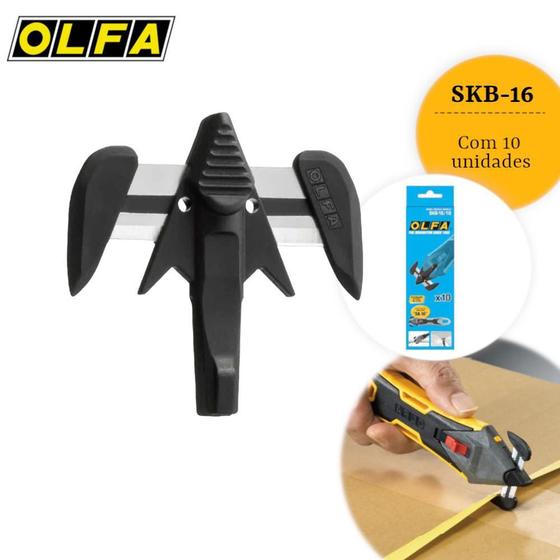 Imagem de Estojo De Lâminas Olfa Skb-16 Com 10 Unidades Skb-16/10