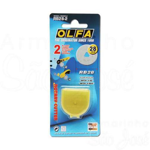 Imagem de Estojo De Laminas Rb28-2 28Mm Kit Com 2 Olfa
