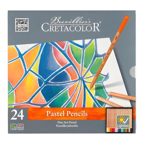 Imagem de Estojo de Lapis de Cor Fine Art Pastel Cretacolor 24 Cores