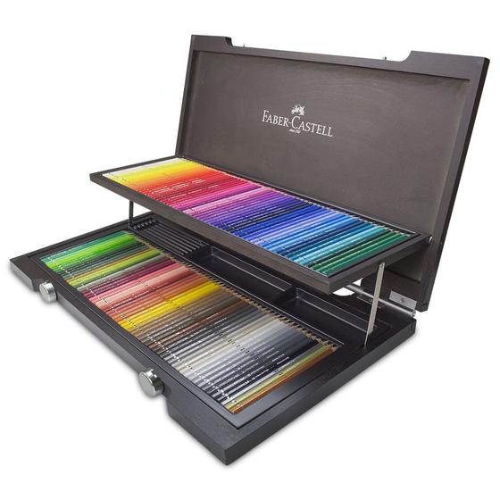 Estojo de Madeira Lápis Faber-Castell Albrecht Durer Aquarelável - com 120 Cores - Ref 117513 Menor preço em Estojo de Madeira Lápis Faber-Castell Albrecht Durer Aquarelável - com 120 Cores - Ref 117513