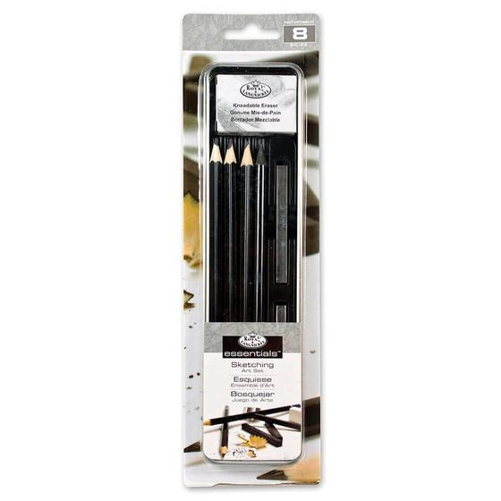 Imagem de Estojo de Metal Grafite Royal & Langnickel Graphite Sticks Art Set 8 Unidades Rset-art2603