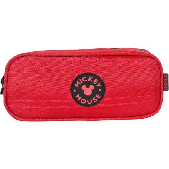 Imagem de Estojo Duplo Escolar Vermelho Mickey Mouse Disney - Xeryus