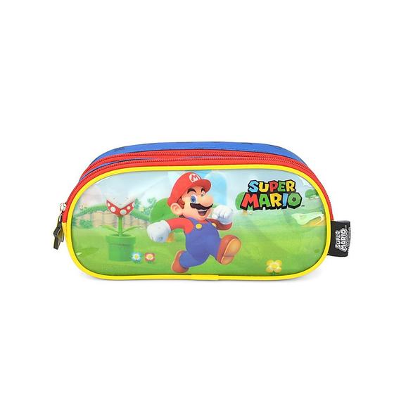 Imagem de Estojo Duplo Infantil Super Mário Luxcel