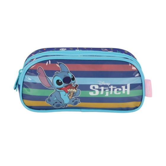 Imagem de Estojo Duplo Stitch Escolar - Luxcel