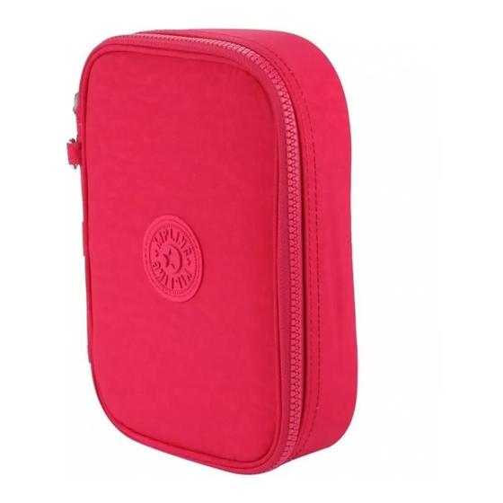 Imagem de Estojo Escolar 100 Pens Rosa True Pink Kipling