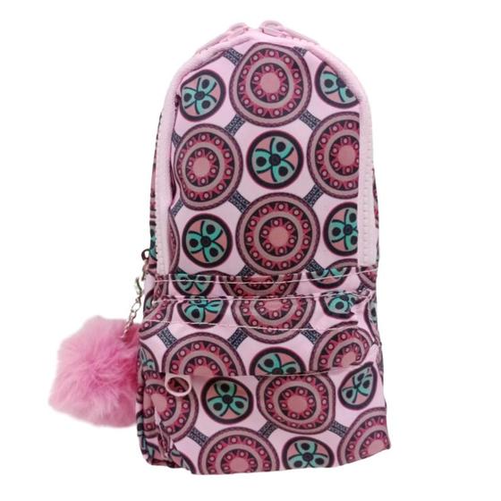 Imagem de Estojo Escolar Daterra Mini Mochila Com Alca Ester Rosa