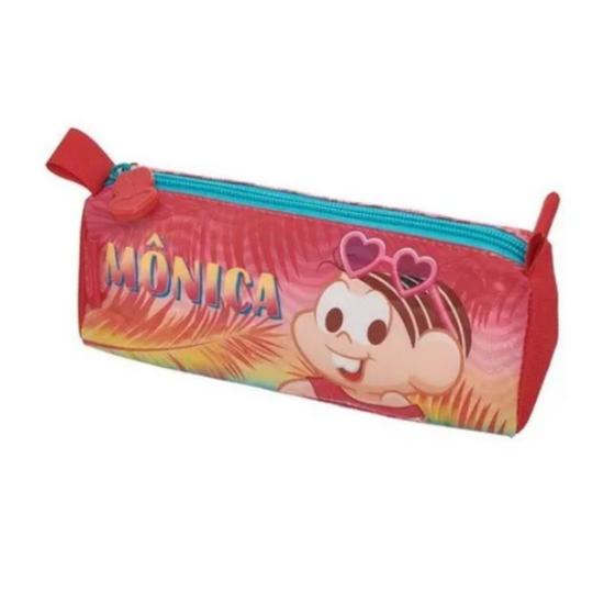 Imagem de Estojo Escolar De Lápis Necessaire Infantil Mônica Verão