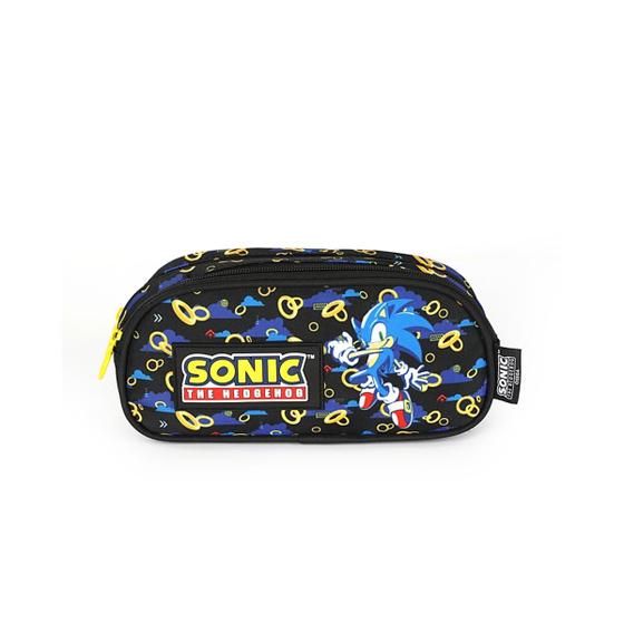 Imagem de Estojo Escolar Duplo Sonic Luxcel 020641