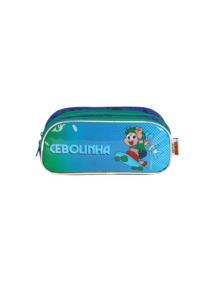 Imagem de Estojo Escolar Duplo Turma Da Mônica Ei41324 - Verde