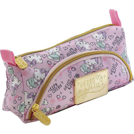 Estojo Escolar Hello Kitty Duplo T2 8213 Xeryus Menor preço em Estojo Escolar Hello Kitty Duplo T2 8213 Xeryus