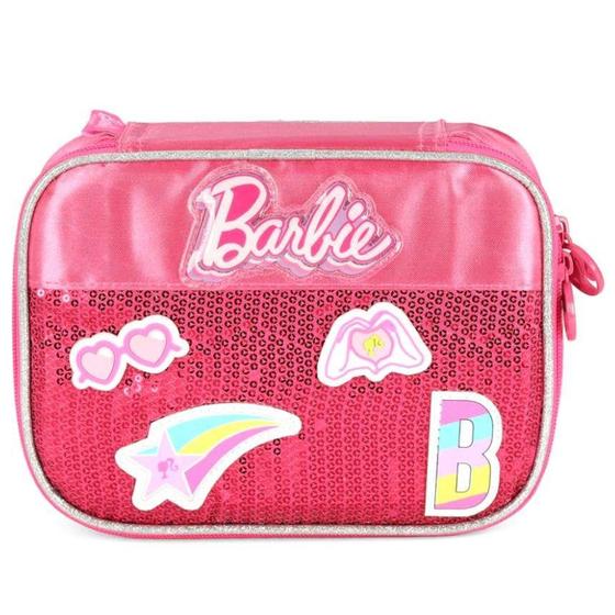 Imagem de Estojo Escolar Infantil 100 Pens Barbie by Luxcel Ref 47704