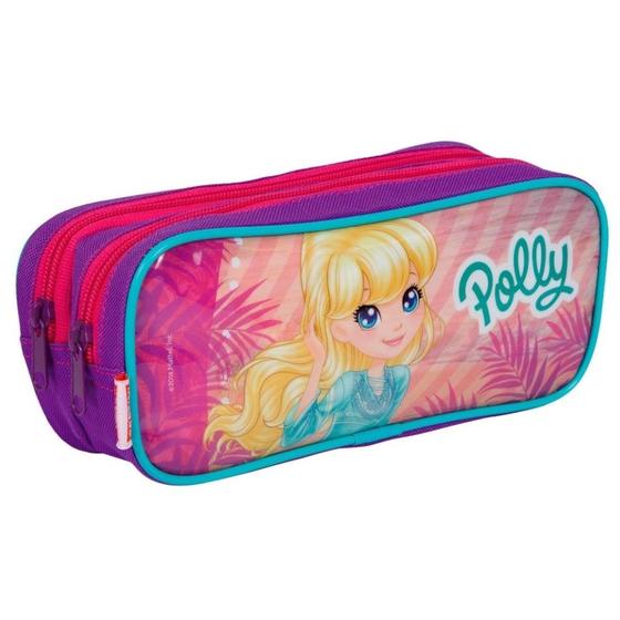 Imagem de Estojo Escolar Infantil Polly Pocket - Sestini