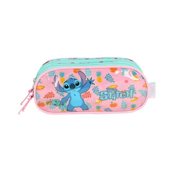 Imagem de Estojo Escolar Infantil Triplo Stitch Colorido Up4you