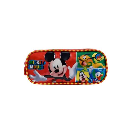 Imagem de Estojo Escolar Infatil Duplo Mickey Mouse R - Xeryus