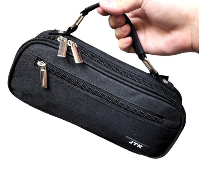 Imagem de Estojo Escolar Lisa Com Alca 2 Divisórias Interna Necessaire