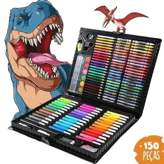 Estojo Escolar Maleta 150 Pçs Para Pintura Desenho Infantil Menor preço em Estojo Escolar Maleta 150 Pçs Para Pintura Desenho Infantil