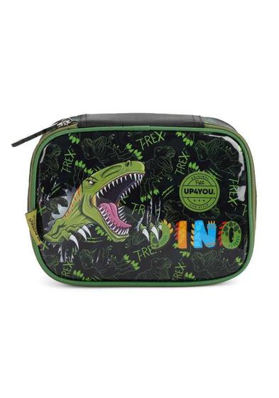 Imagem de Estojo Escolar Masculino Dinossauros 100 Pens Up4You 39884