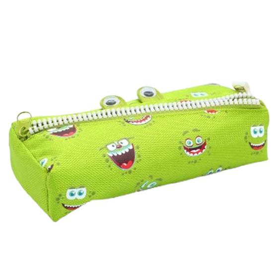 Imagem de Estojo escolar simples retangular Monster Daterra