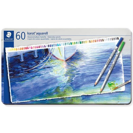 Imagem de Estojo Lápis Aquarelavel Karat 60 Cores Staedtler Aquarell 125 M60 11