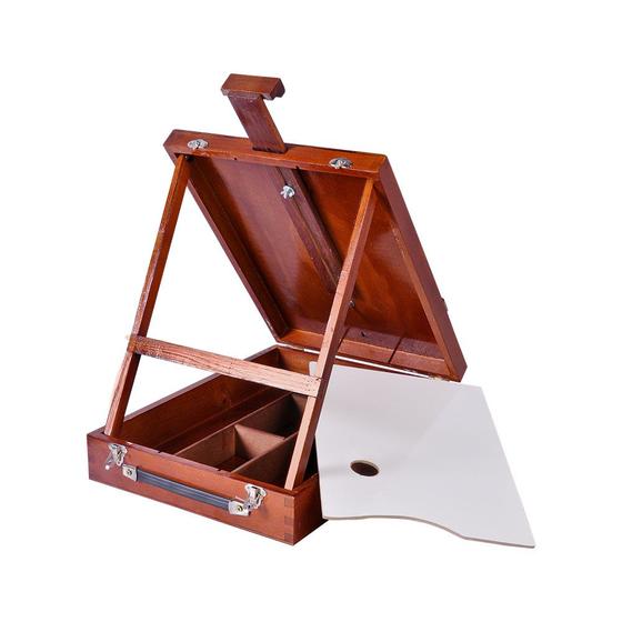 Estojo Maleta Cavalete da Vinci 4215 39x29x9 Mdf Mogno Menor preço em Estojo Maleta Cavalete da Vinci 4215 39x29x9 Mdf Mogno