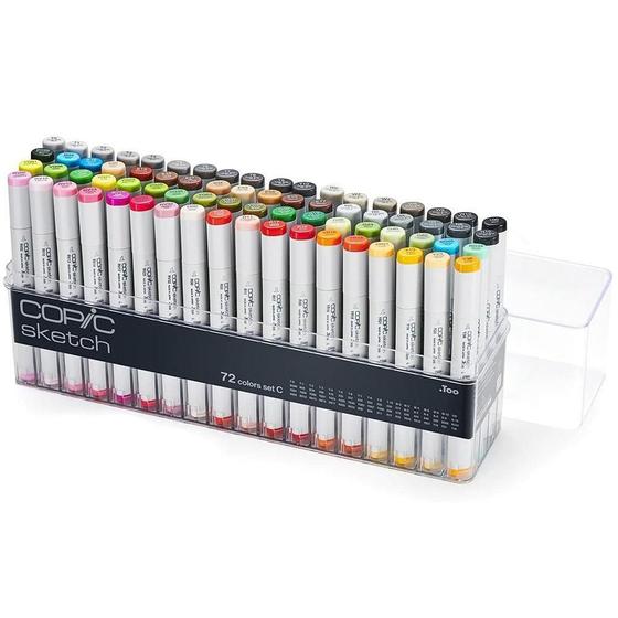 Imagem de Estojo Marcador Copic Sketch 72 Cores Set C