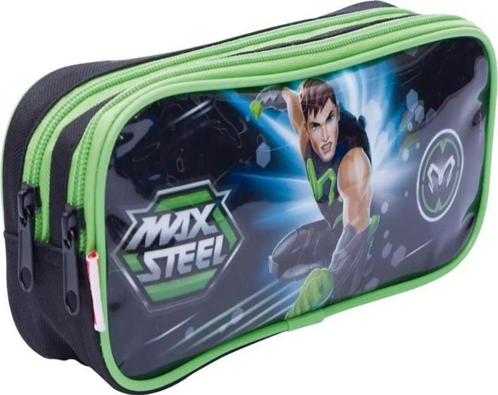 Imagem de Estojo Max Steel 19M - Resistente e Organizado