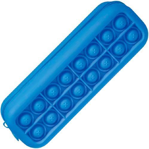 Imagem de Estojo / necessaire de silicone Poosh pop it Azul DAC