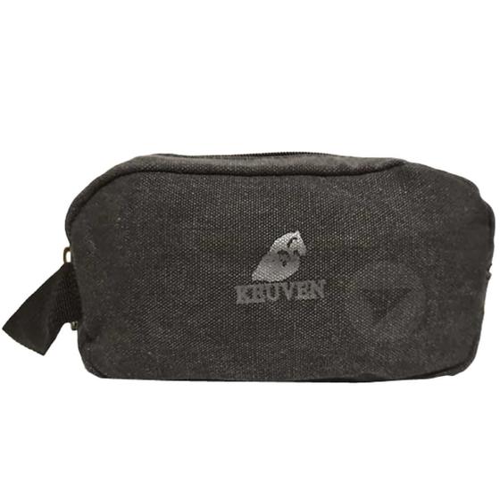 Imagem de Estojo Necessaire Masculina em Lona - 2 Ziper 20x9x10cm