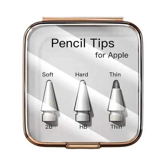Imagem de Estojo para Apple Pencil (1ª e 2ª Geração) - Soft, Hard e com Nibs 2B e HB