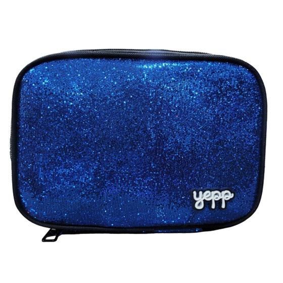 Imagem de Estojo Retangular Feminino Glitter Yepp MB13064-E