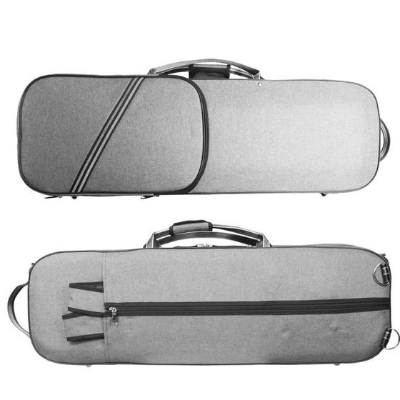 Imagem de Estojo retangular térmico luxo com detalhe bolso violino 4/4