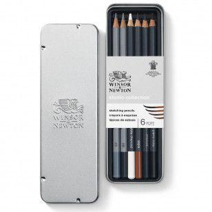 Imagem de Estojo Sketching C/6 Winsor & Newton