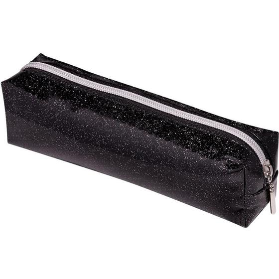 Imagem de Estojo Tecido Glitter PQ 1ZIPER Preto - BRW