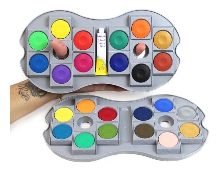 Estojo Tinta Aquarela Profissional Pelikan 24 Cores - Tintas para ...