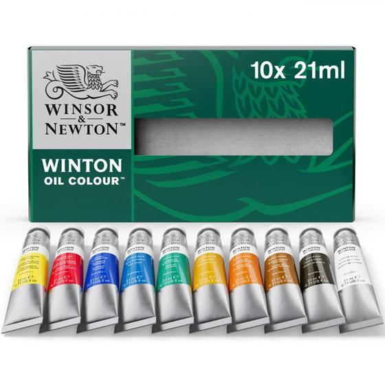 Imagem de Estojo Tinta Óleo Winton 21ml 10 Cores